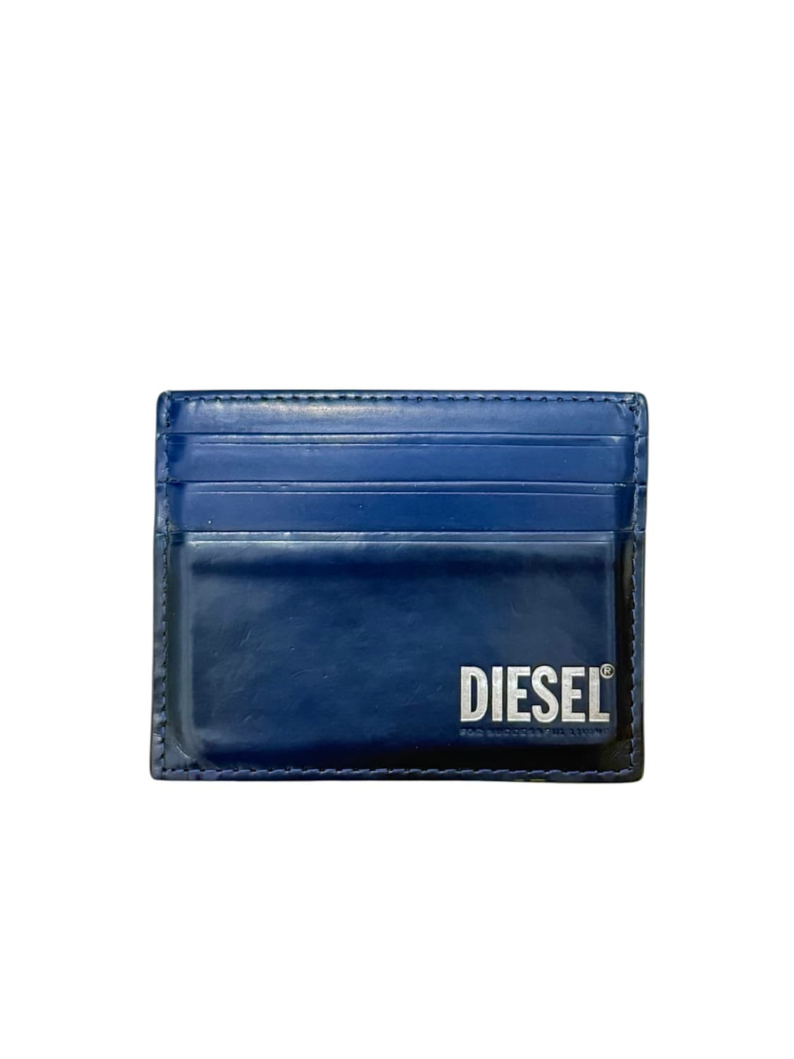디젤 블루 레더 카드지갑 상품이미지1