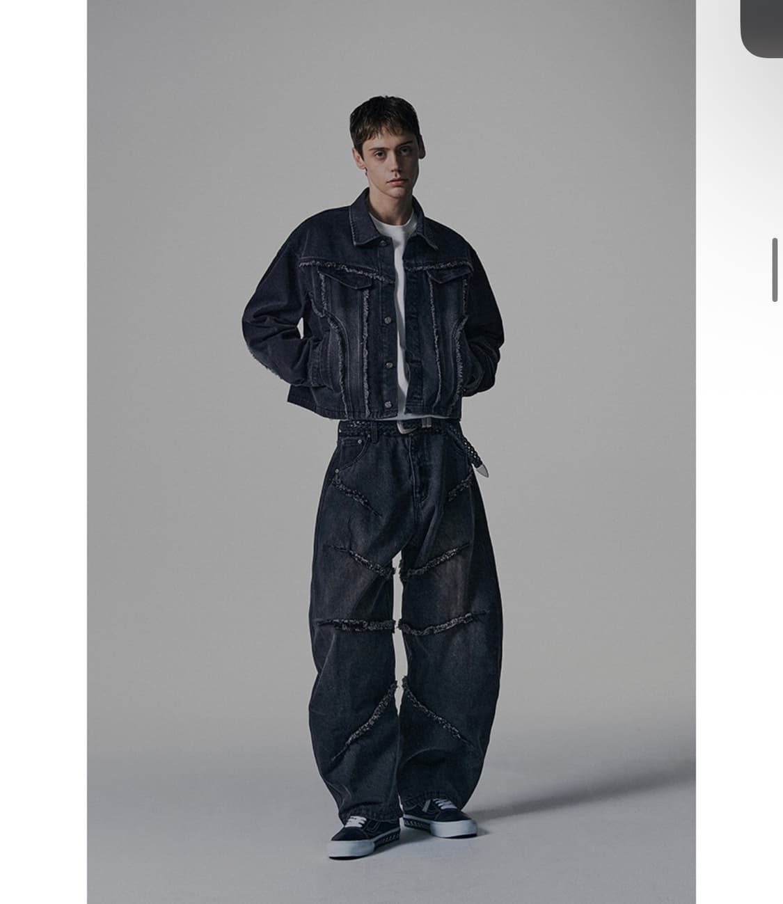 낫포너드 데님 셋업 세트 M 상품이미지1