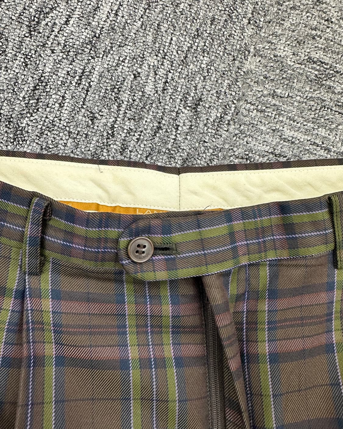 (허단40)90'S LANCEL 체크 슬렉스-M1257 상품이미지2