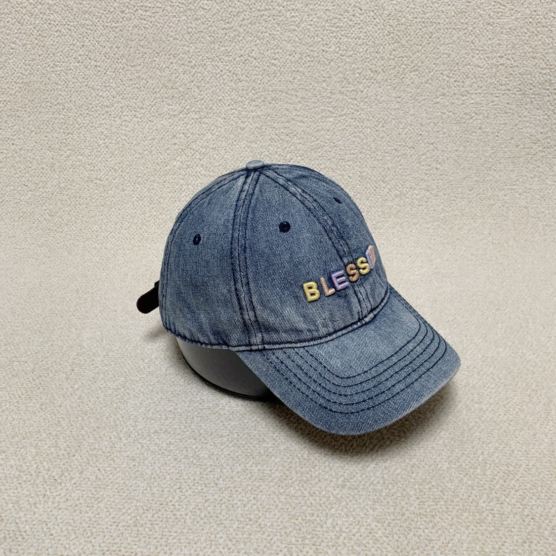 Blessed Vintage Denim Baseball Cap 상품이미지4