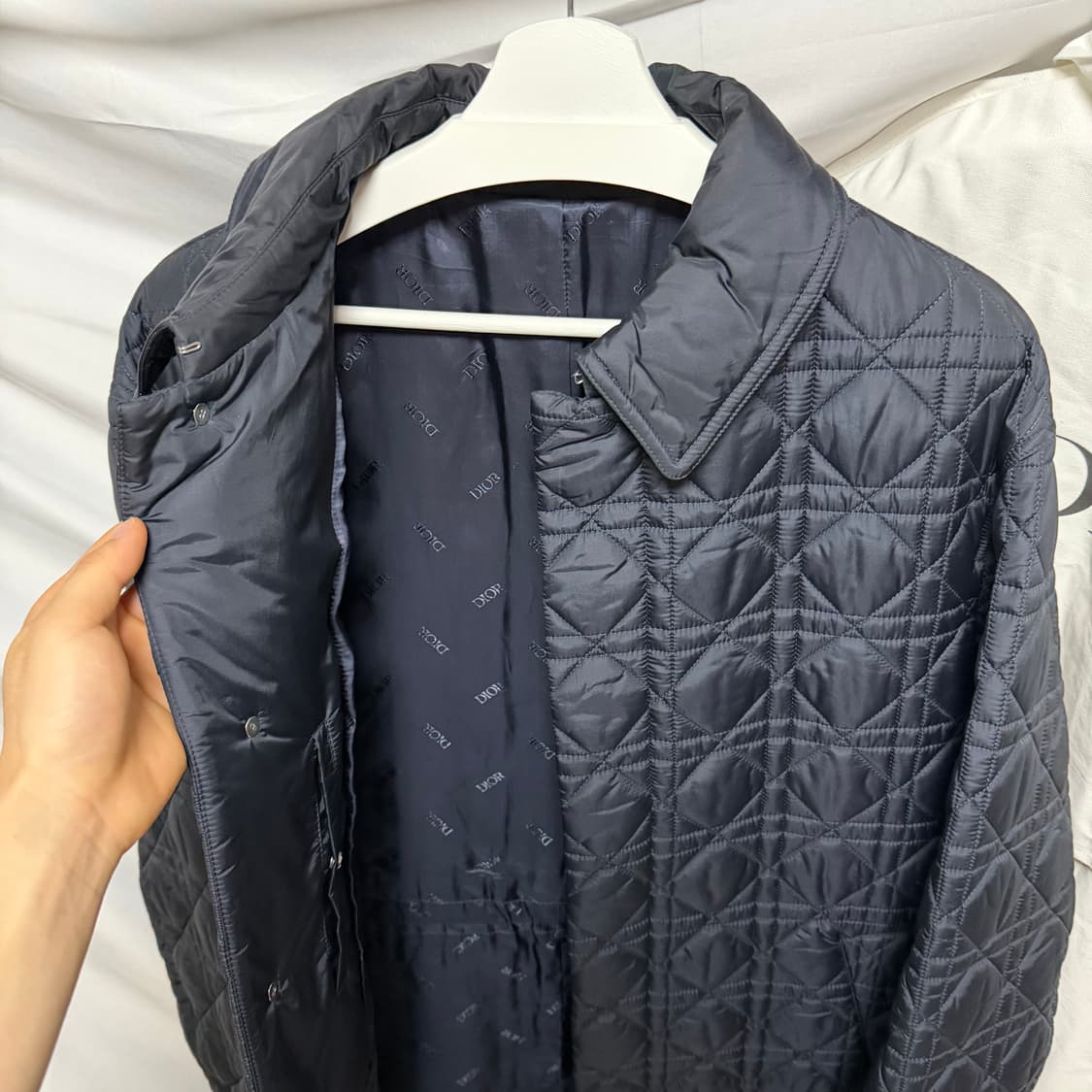 [S+급/52] 디올 까나쥬 퀼팅 롱 패딩 코트 상품이미지6