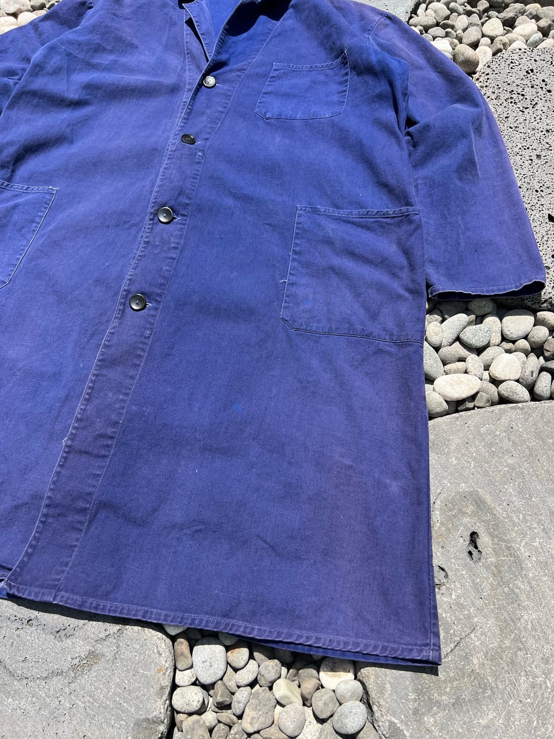 1970s OLD VINTAGE HARD FADED 프렌치워크샵코트 상품이미지6