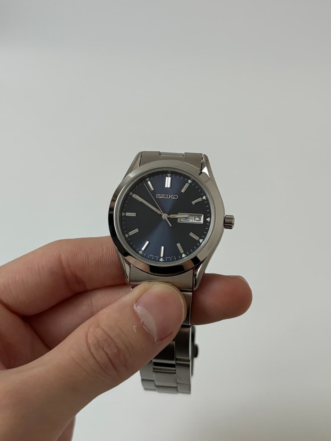 2000s Dark Navy Dial Silver Quartz 상품이미지3