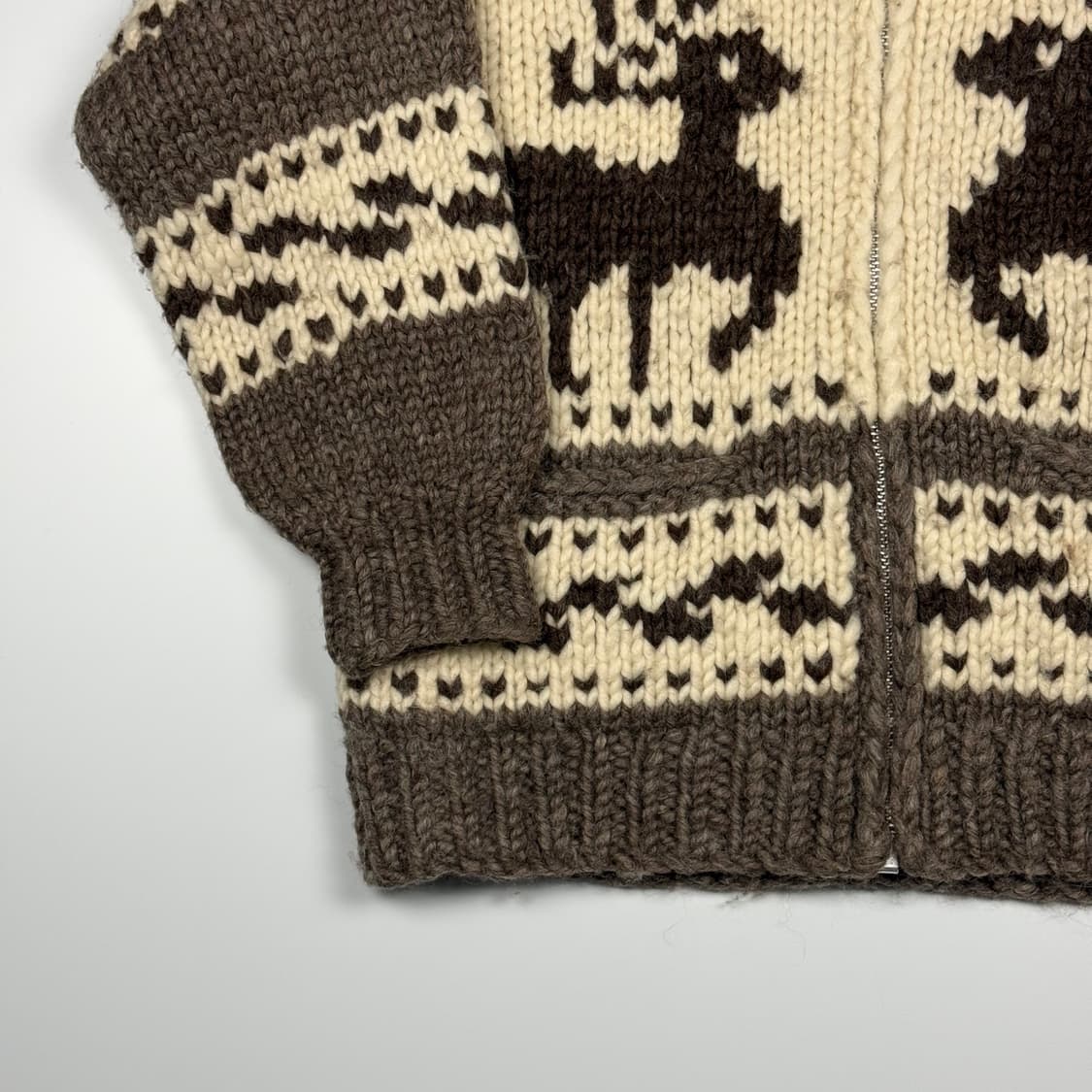 (100) 캐나다 빈티지 디어 코위찬 가디건 상품이미지4