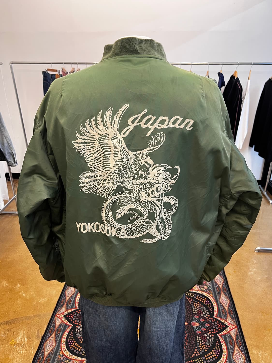 재패니즈 빈티지 MA-1 리버서블 봄버 자켓 상품이미지6