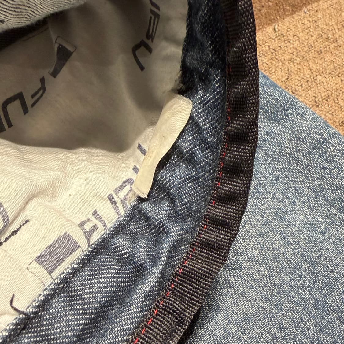 FUBU 후부 00s 버뮤다 데님 쇼츠 반바지 31 y2k 상품이미지4