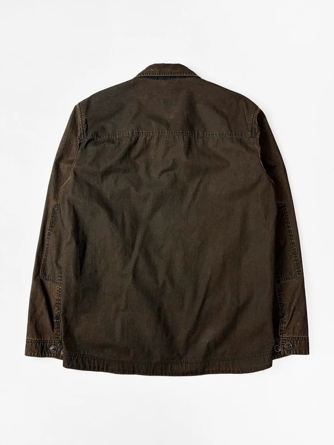 시리즈 21FW 카본 코팅 가먼트다잉 워싱 셔츠 자켓 PN5698    상품이미지5