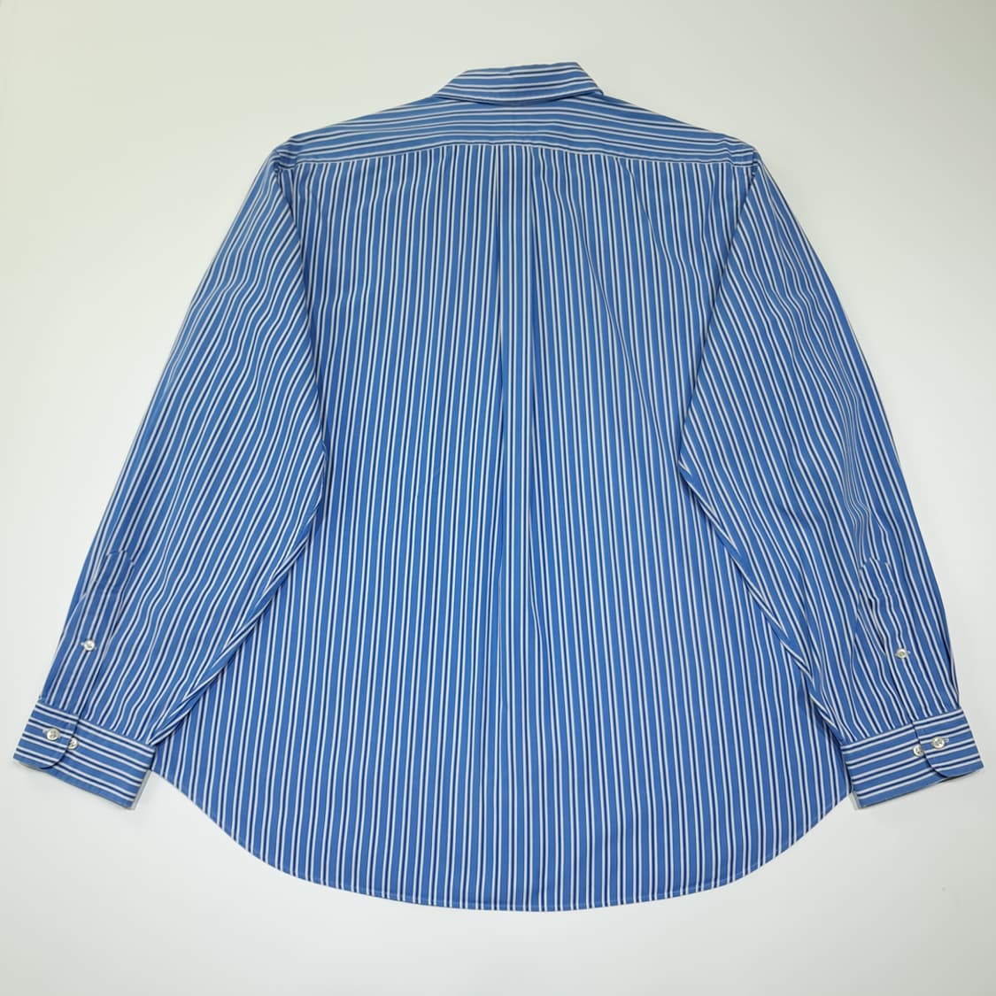 CK111 2XL 폴로 90s 홍콩판 블루 스트라이프 셔츠 남방 상품이미지6