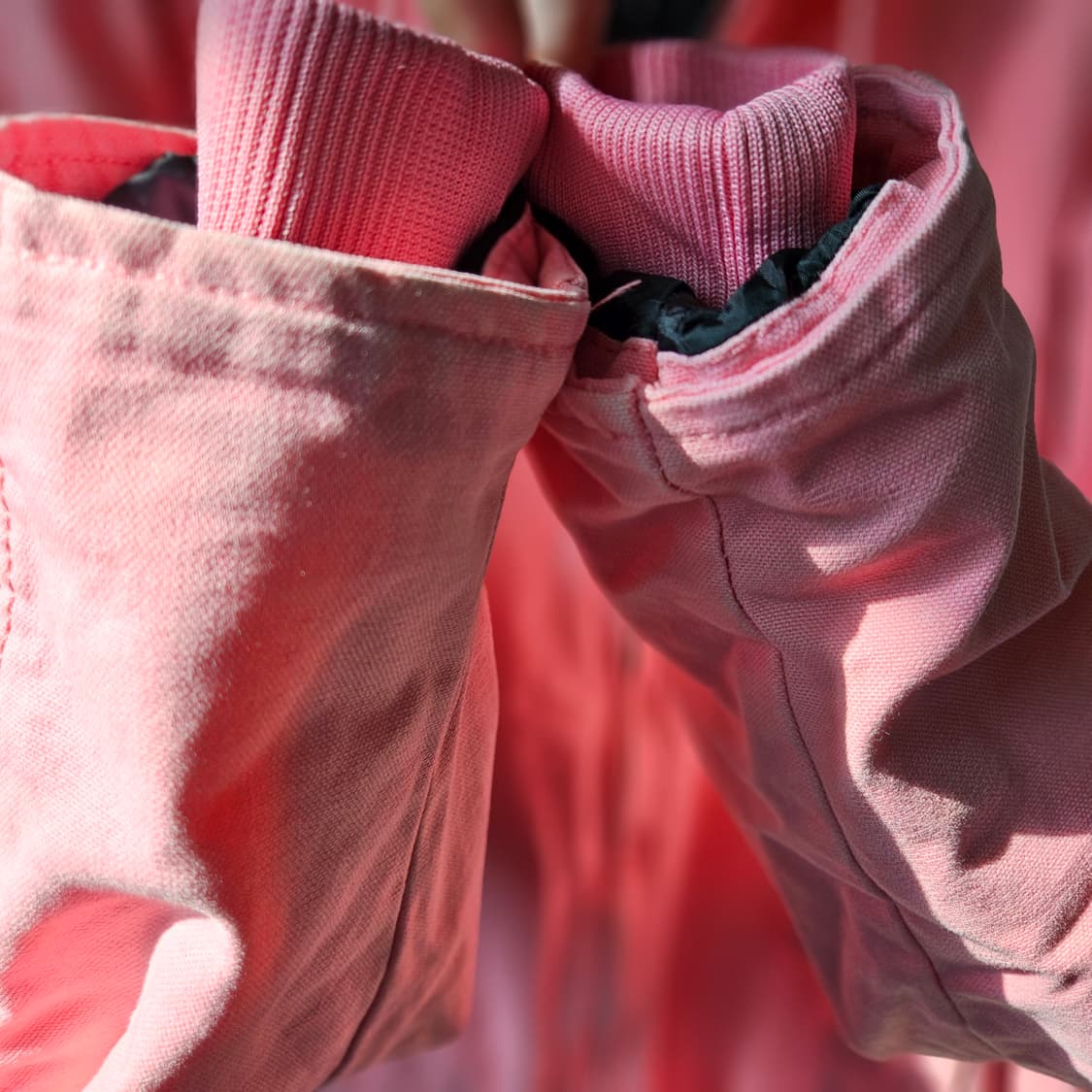 칼하트 빈티지 핑크 양털 후드집업 쉐르파 액티브자켓 워크자켓 남녀공용 L 상품이미지8