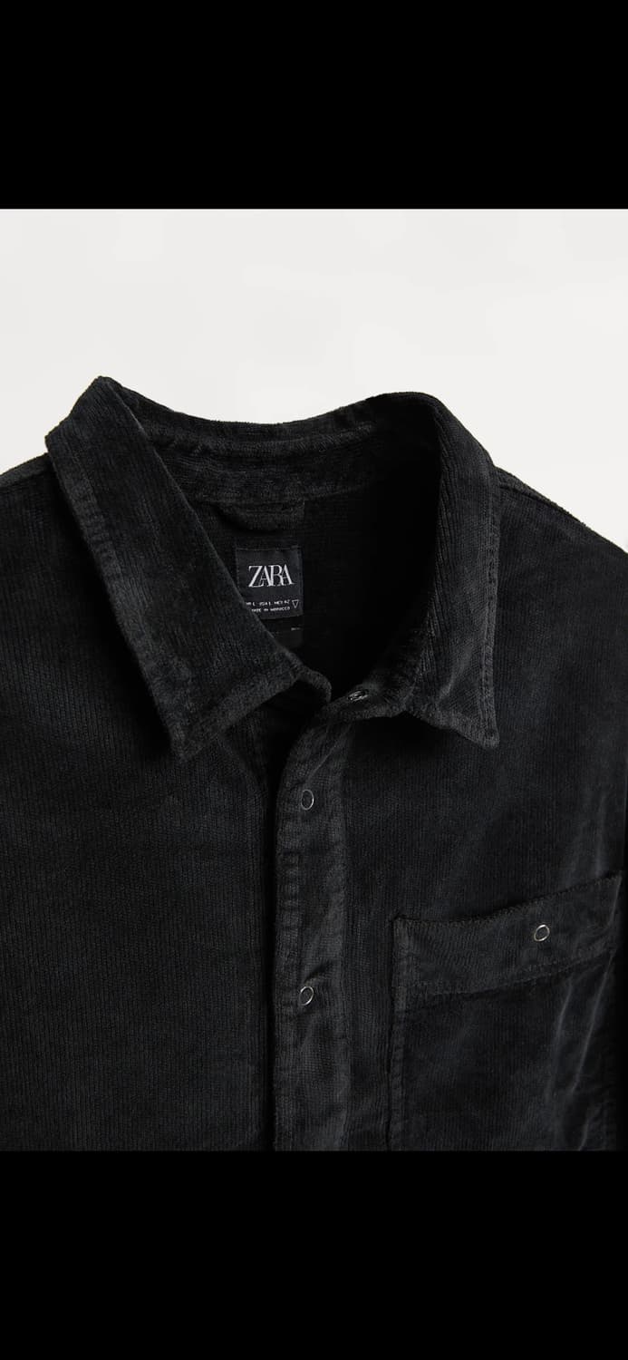 자라 코듀로이 셔츠 상품이미지6