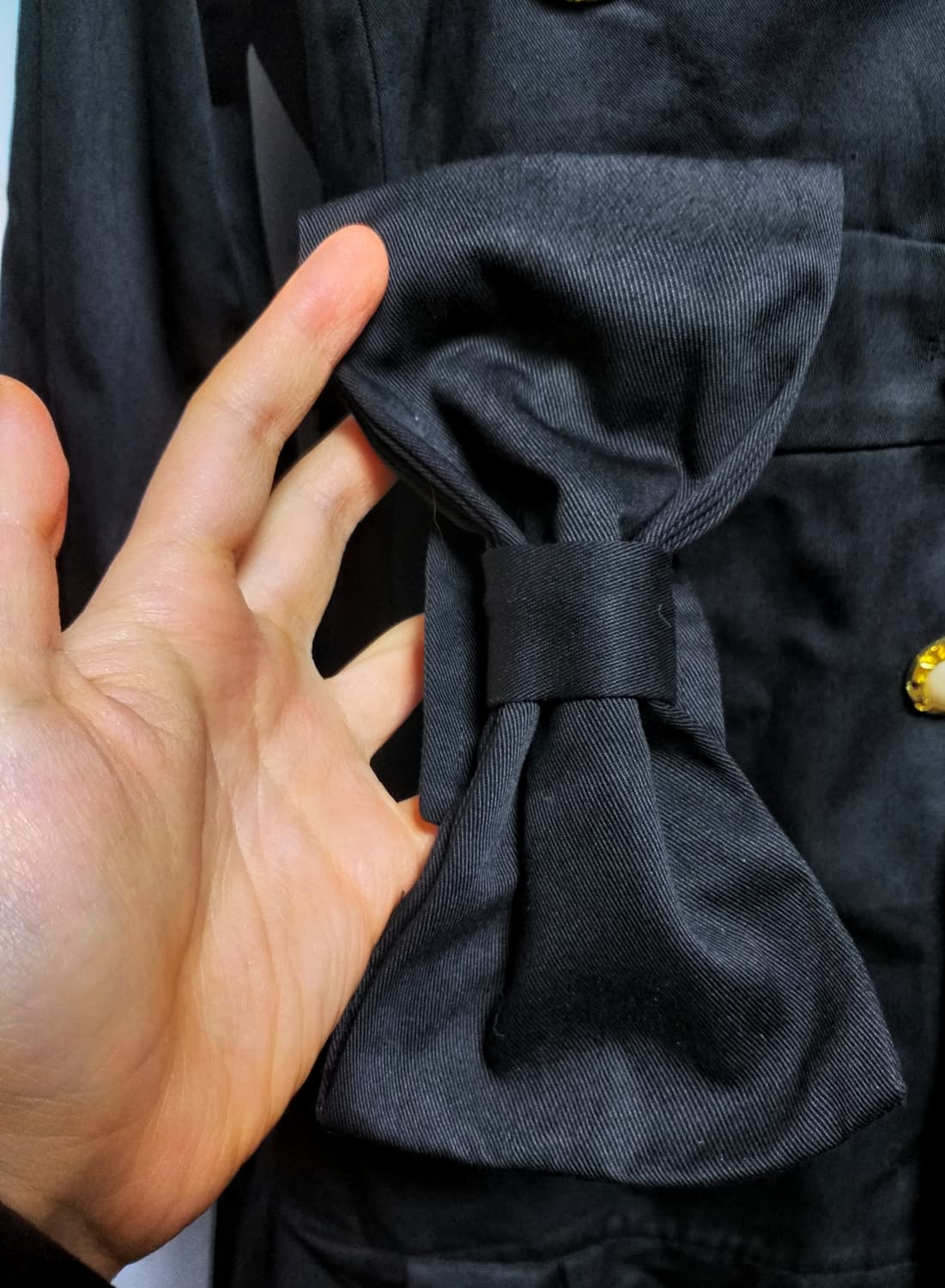 양산형지뢰계 트렌치코트원피스 달천 대장 히메갸루 로맨틱 핀터깔 로리타펑크 상품이미지3