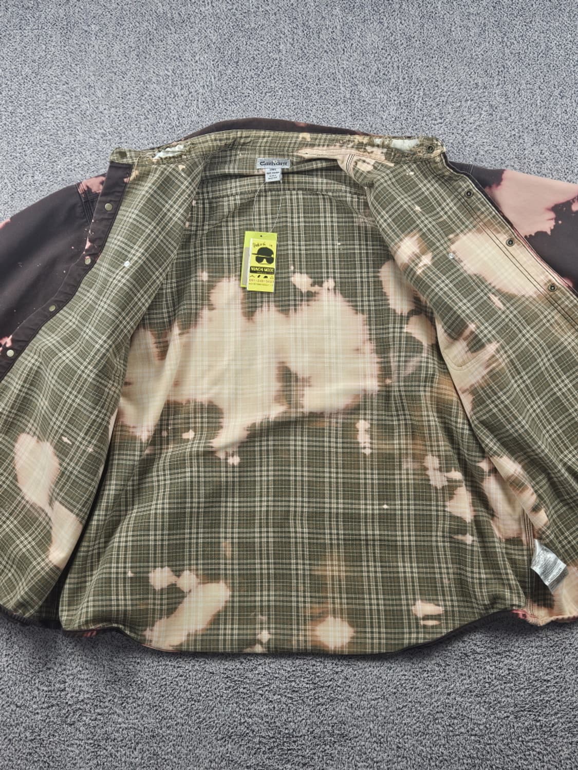 칼하트 다잉 워시드 커스텀 워크 셔츠 자켓 ( 2XL ) / 10584 상품이미지9