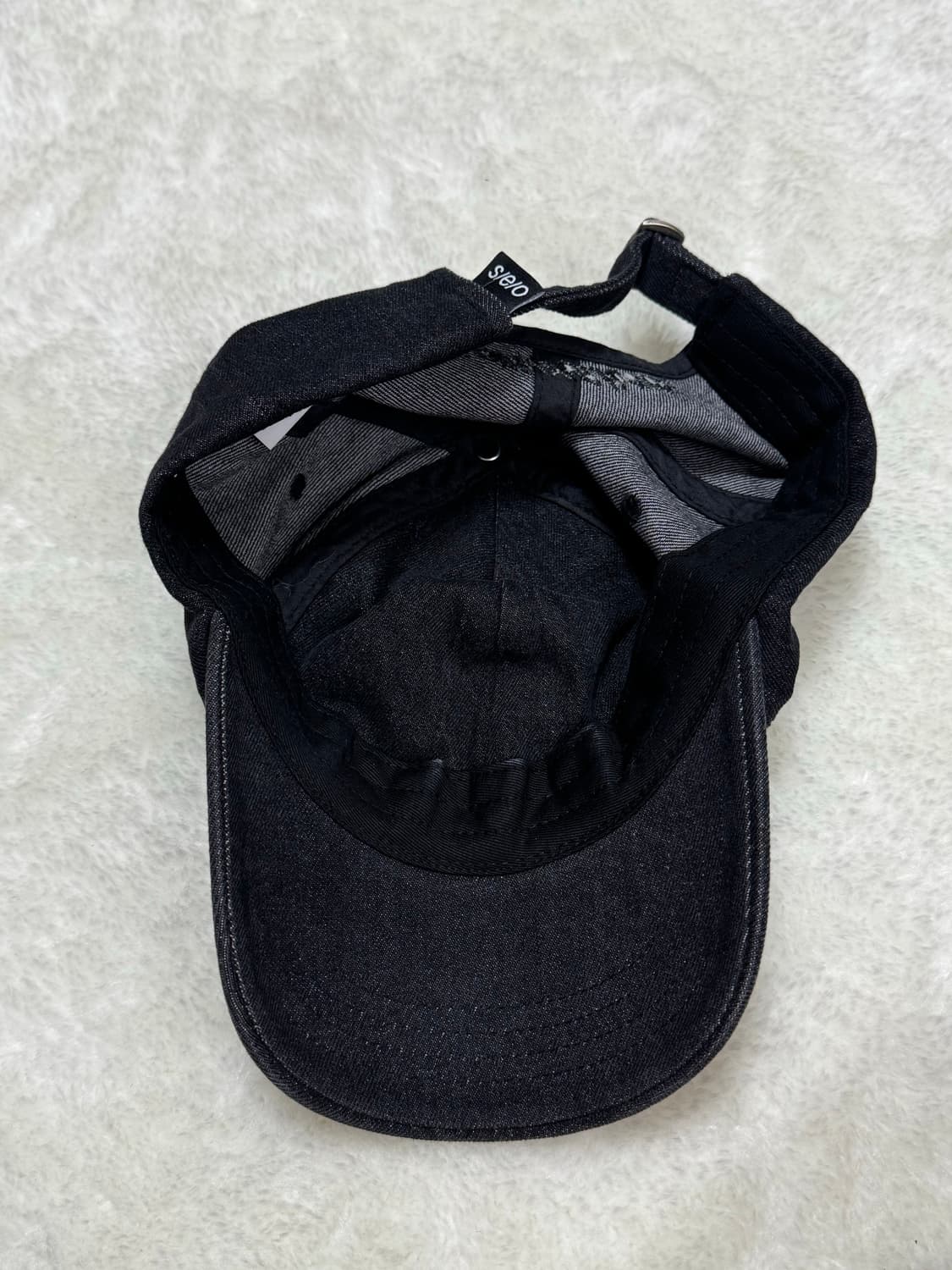 seo 흑청 데님 볼캡 상품이미지5