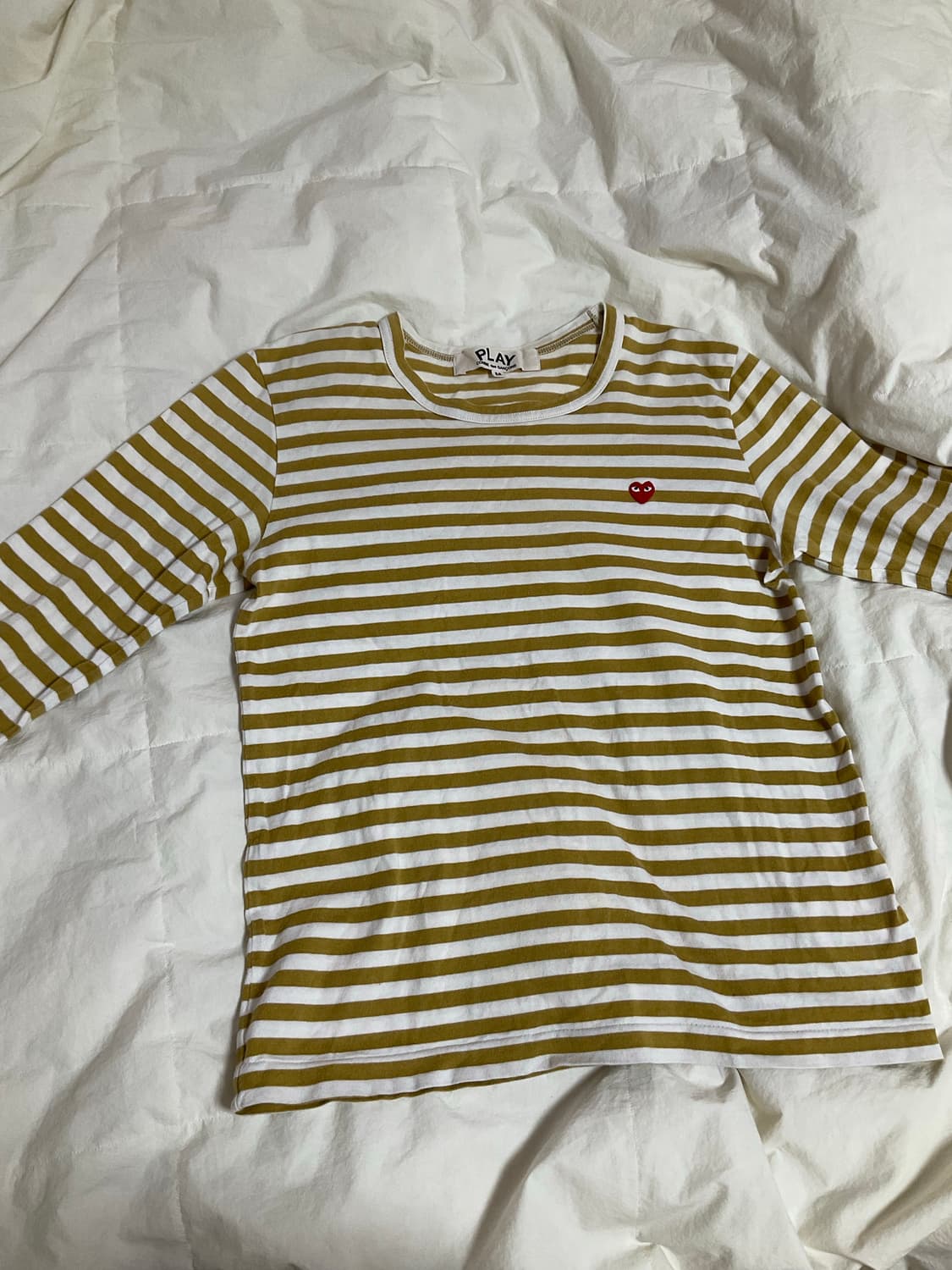 꼼데가르송 스트라이프 긴팔 티셔츠 상품이미지1