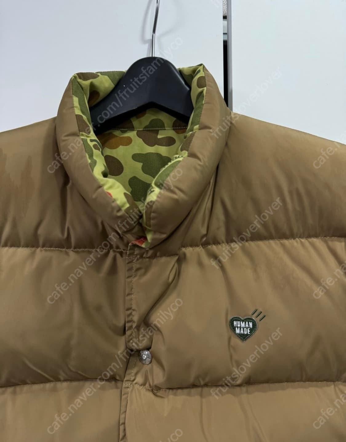 휴먼메이드 덕카모 리버서블 다운 베스트 L사이즈 (105) 상품이미지5