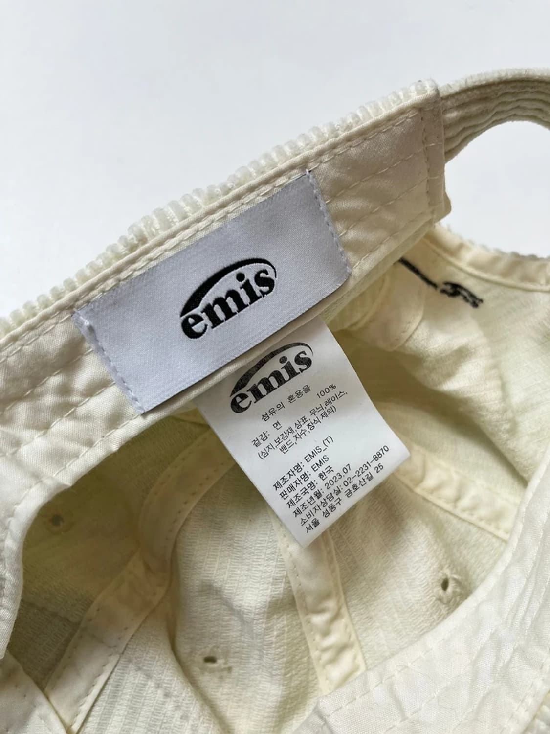 이미스 EMIS 23FW 코듀로이 볼캡 Q1364 상품이미지6