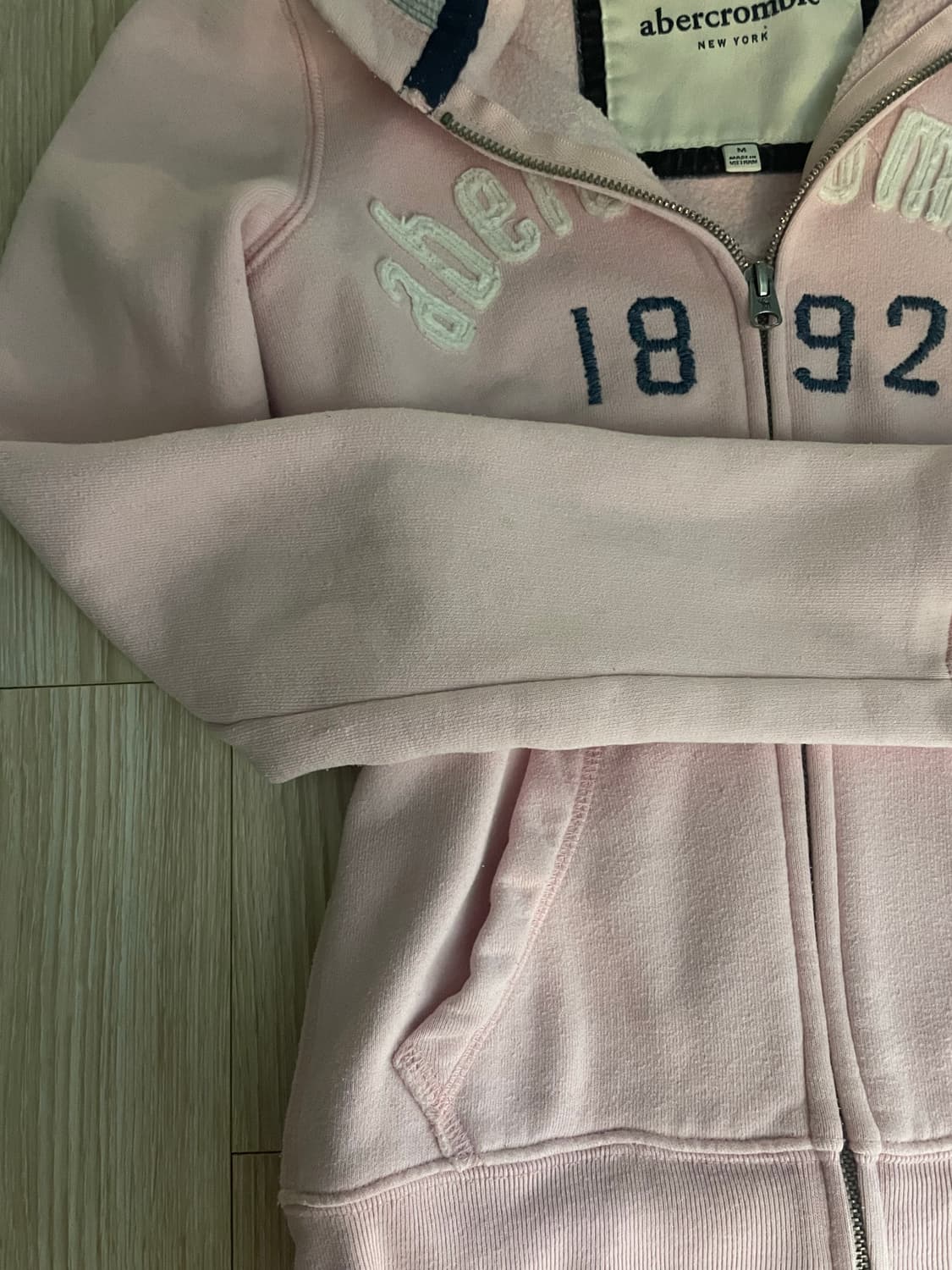 아베크롬비 연핑크 딱붙핏 투웨이 후집 상품이미지2