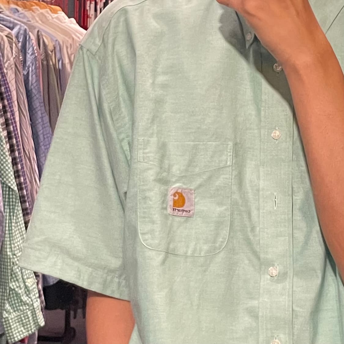 [IM] carhartt 칼하트 민트  반팔셔츠 상품이미지5