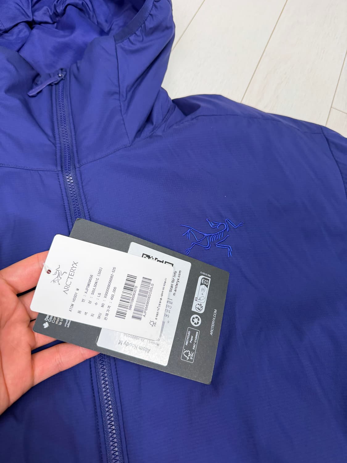 아크테릭스 아톰 L 사이즈 가격텍 까지 있어서 국내 A/S 문제 없습니다 상품이미지3