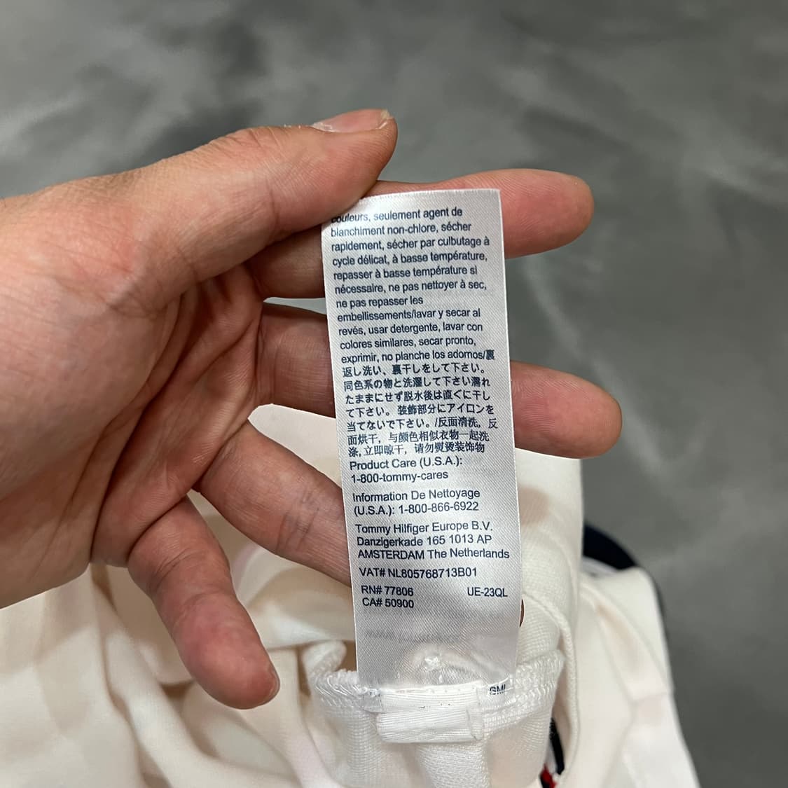  타미힐피거 배색 하프 카라티 y16593 상품이미지9