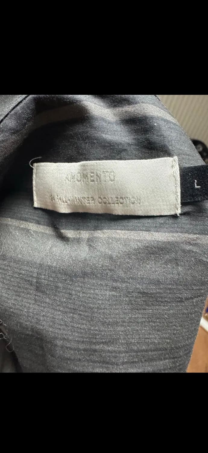 Amomento Stripe Square Pocket Oversized 상품이미지3