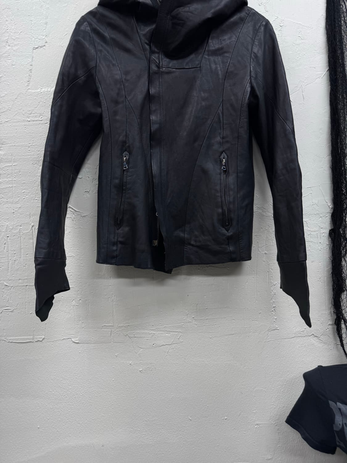 Tornado mart 00s archive hood leather ja 상품이미지5