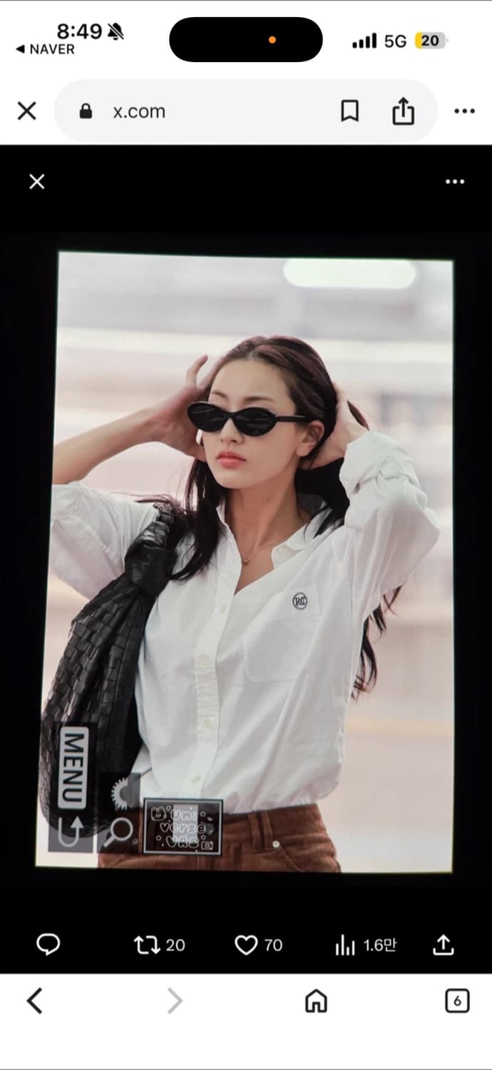 렉토 시그니처 로고 보이셔츠 프리사이즈정품 상품이미지2