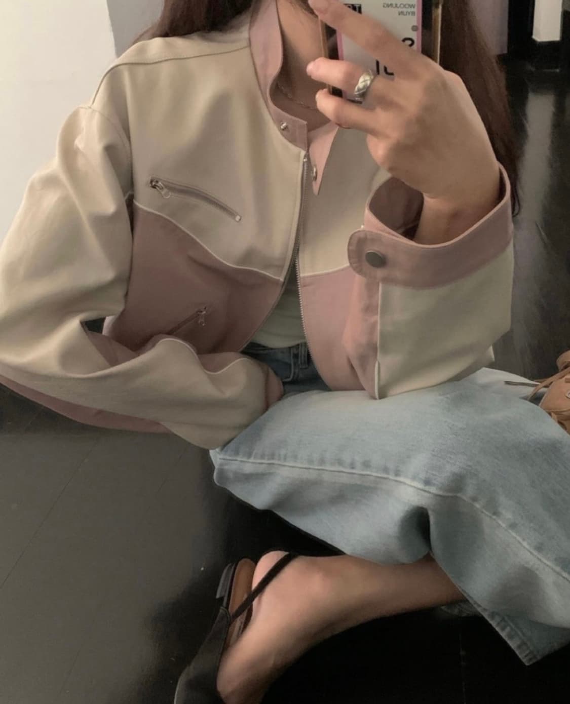 (새상품) 포스터 리사 레더자켓 상품이미지8