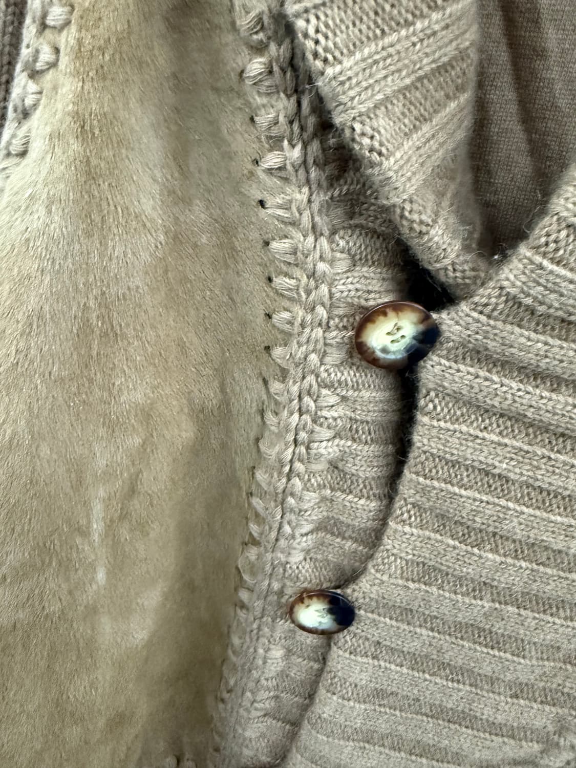 돌체앤가바나 camel fur 웨스턴 가디건 상품이미지3