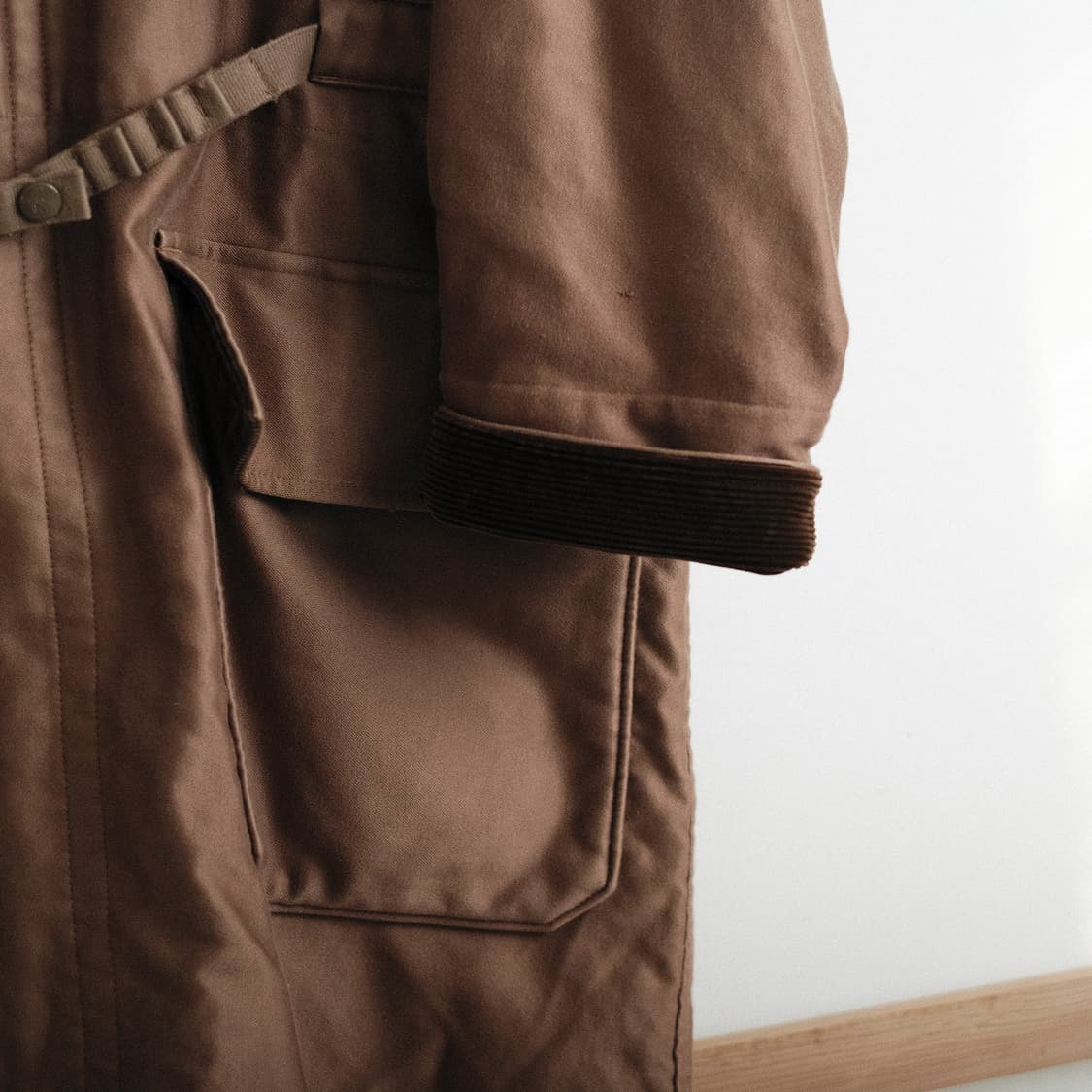 캡틴선샤인 17FW 몰스킨 콜드웨더 코트 브라운 38사이즈 상품이미지7