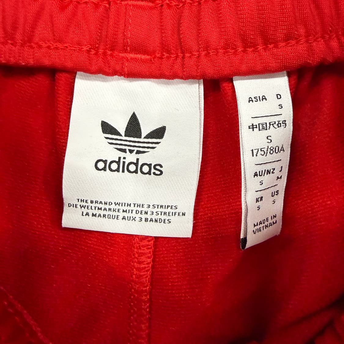 (S)아디다스 Adidas 파이어버드 반바지(레드,빨흰) 상품이미지2