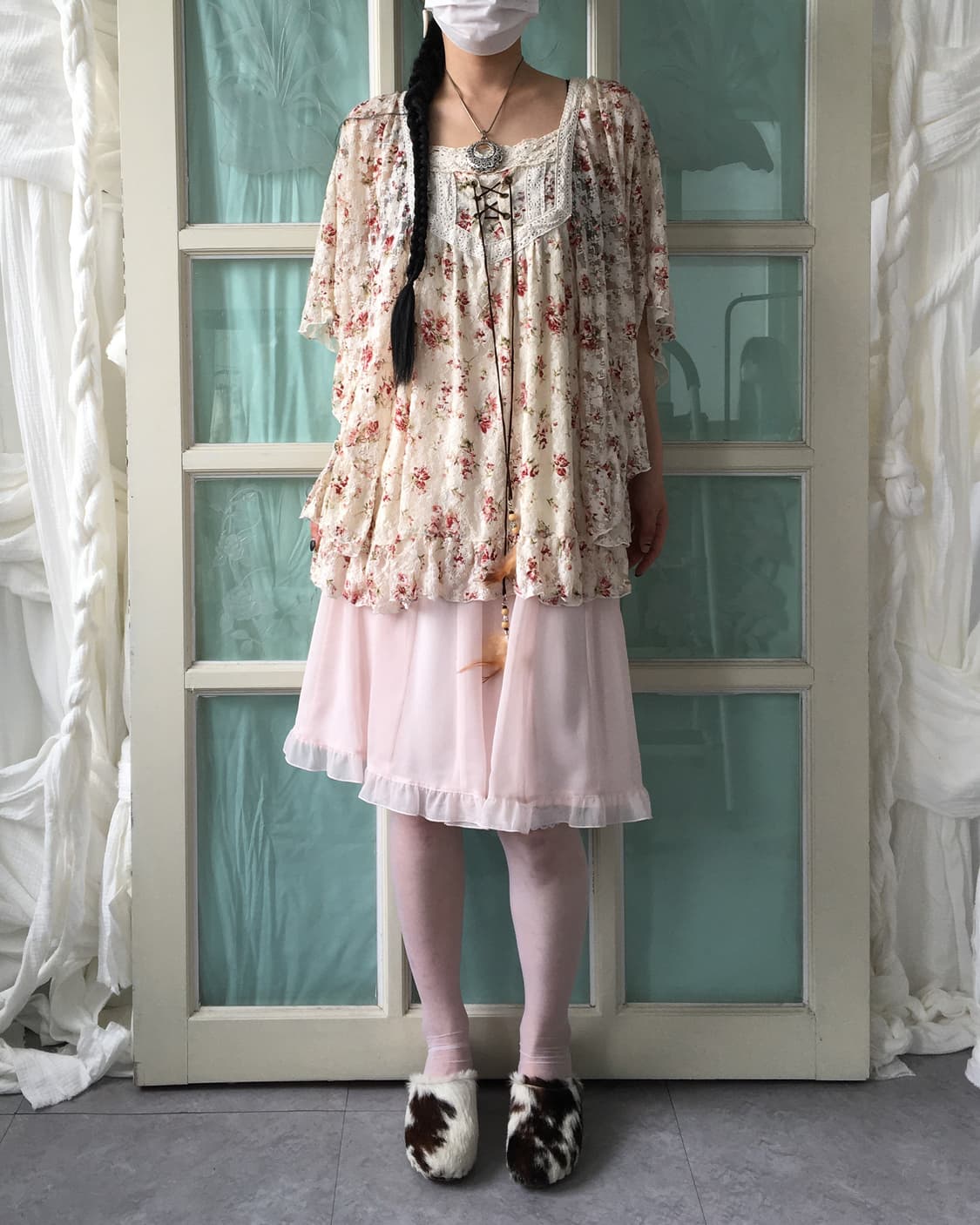 tulip mood Pleats frill midi skirt 상품이미지8