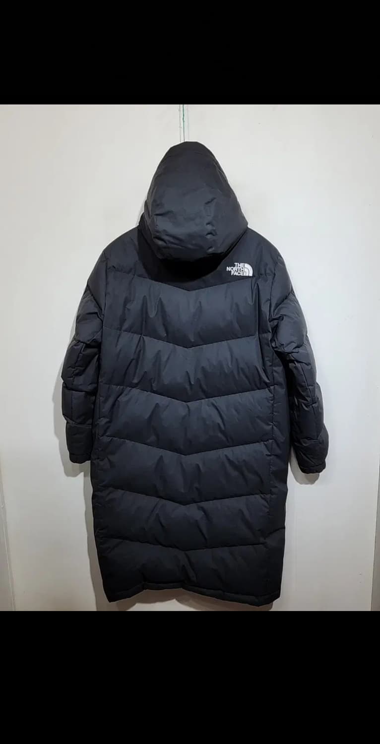 (L) 노스페이스 거위털 롱패딩 점퍼 진회색 구스다운 패딩코트  상품이미지7