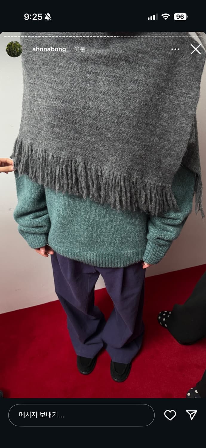 에토스 테슬 유스풀 스커트 차콜 상품이미지3