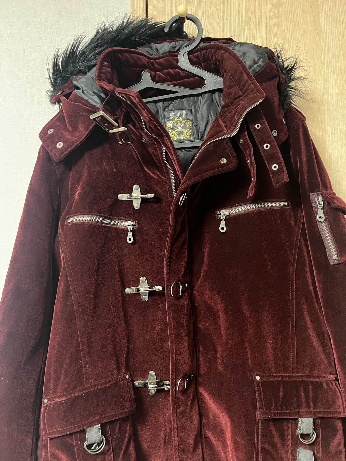 spinach 퍼후드자켓 y2k패딩점퍼펑크 in the attic 상품이미지6