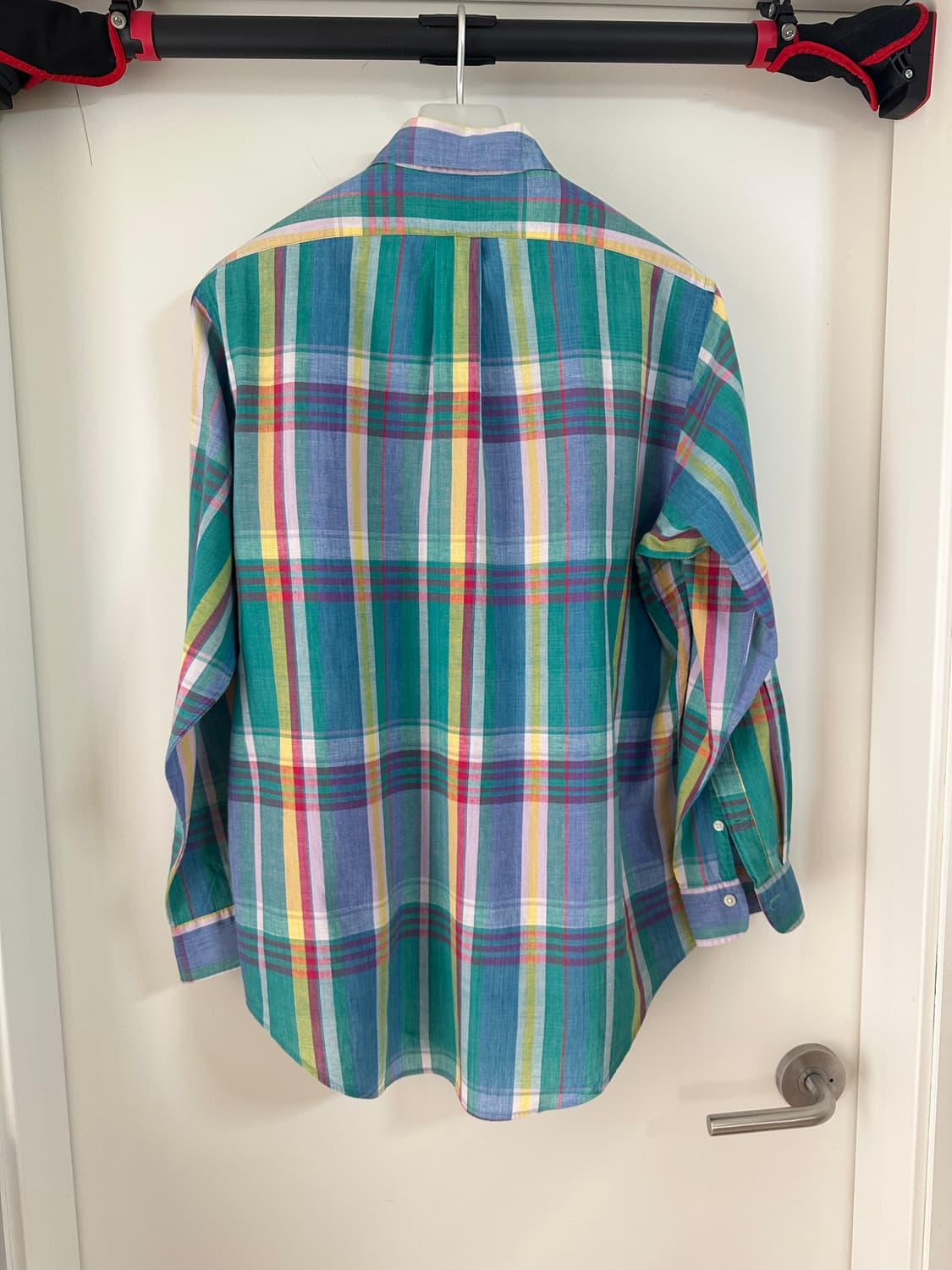 80s-90s 폴로 컨트리 마드라스 셔츠 상품이미지5