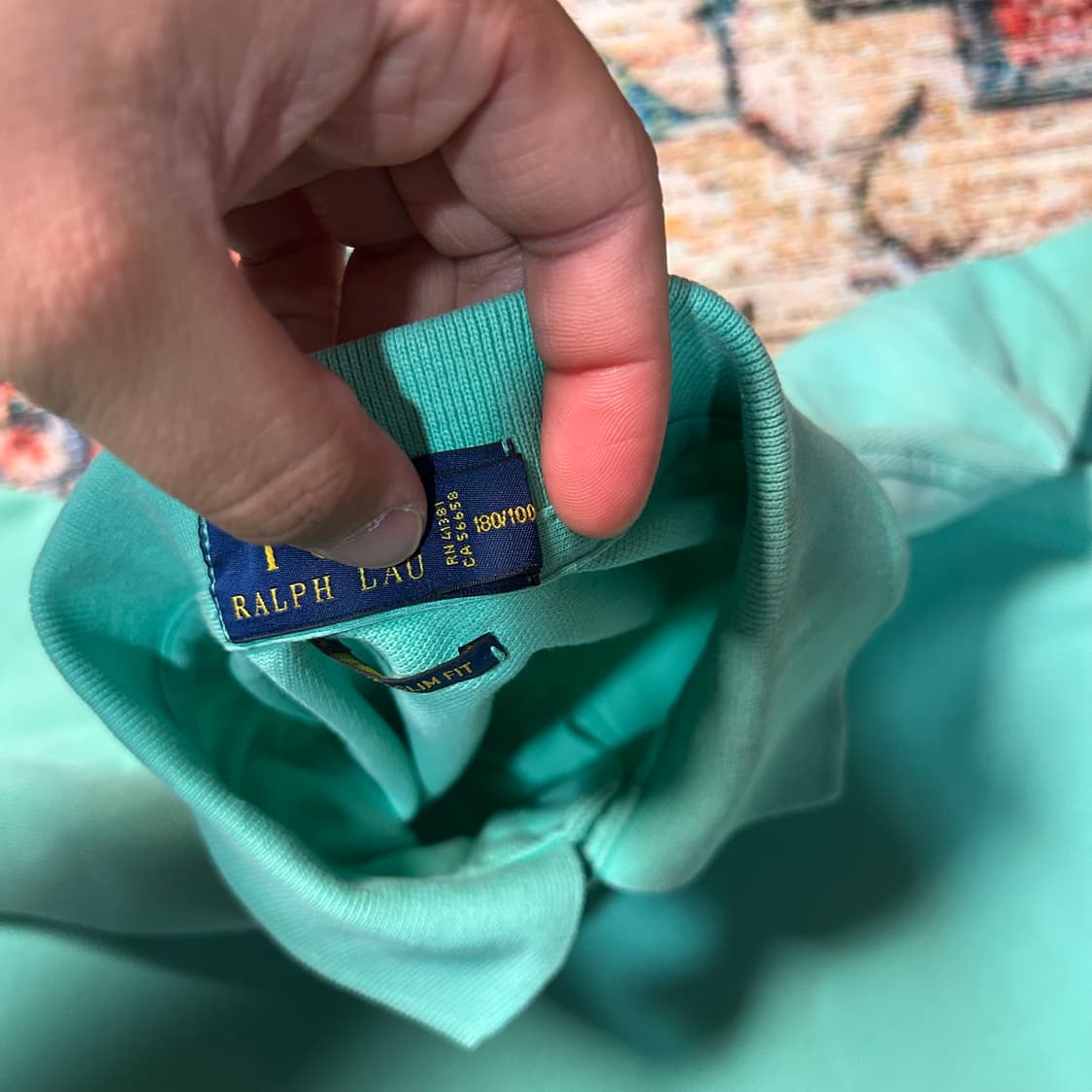 [L] 폴로 랄프로렌 에메랄드 포니 로고 카라 반팔 상품이미지5