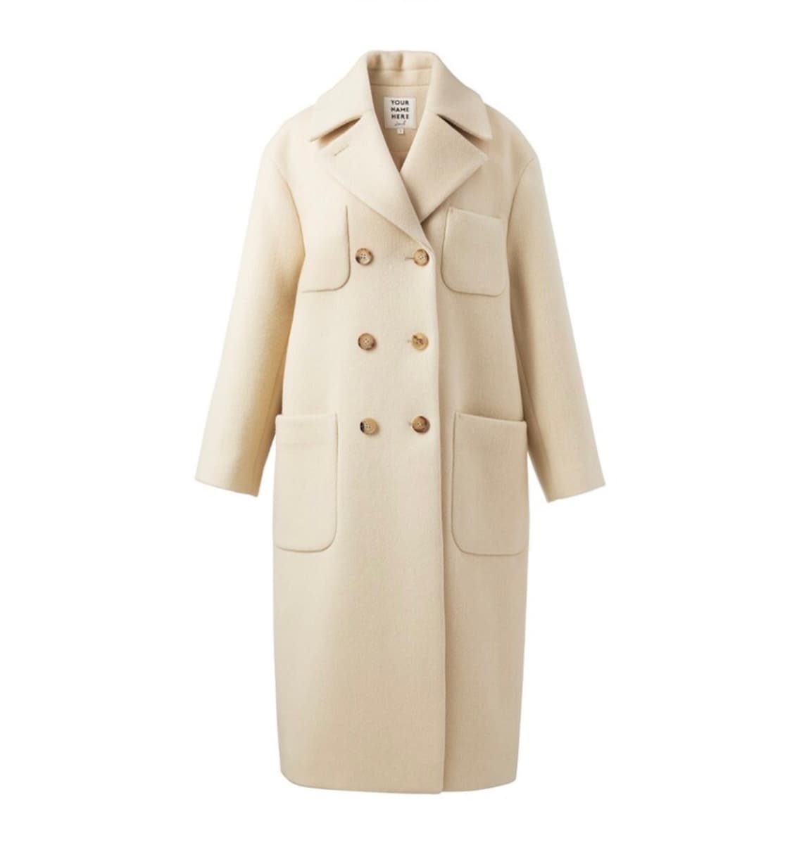 택O) [s] 유어네임히얼 정성이 코트 버터 [장희령, 임현주 착용] 상품이미지5