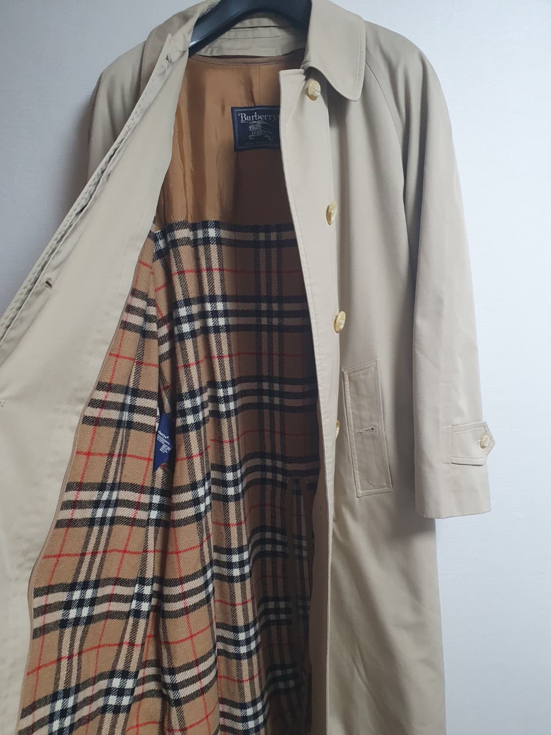 버버리 런던 클래식 벨티드 롱 트렌치 코트 베이지 상품이미지6