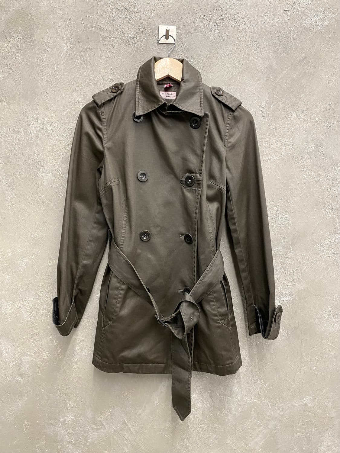 [40] Paul Smith PINK 폴스미스 핑크 코팅 더블 자켓 상품이미지3