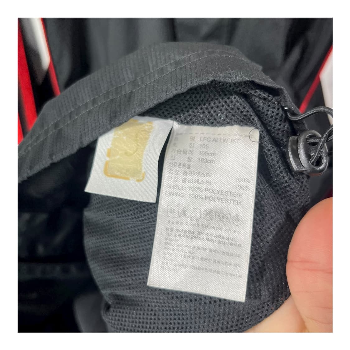 [Adidas] 아디다스 리버풀 10-11 빅로고 스탠다드 후디 바람막이 상품이미지6