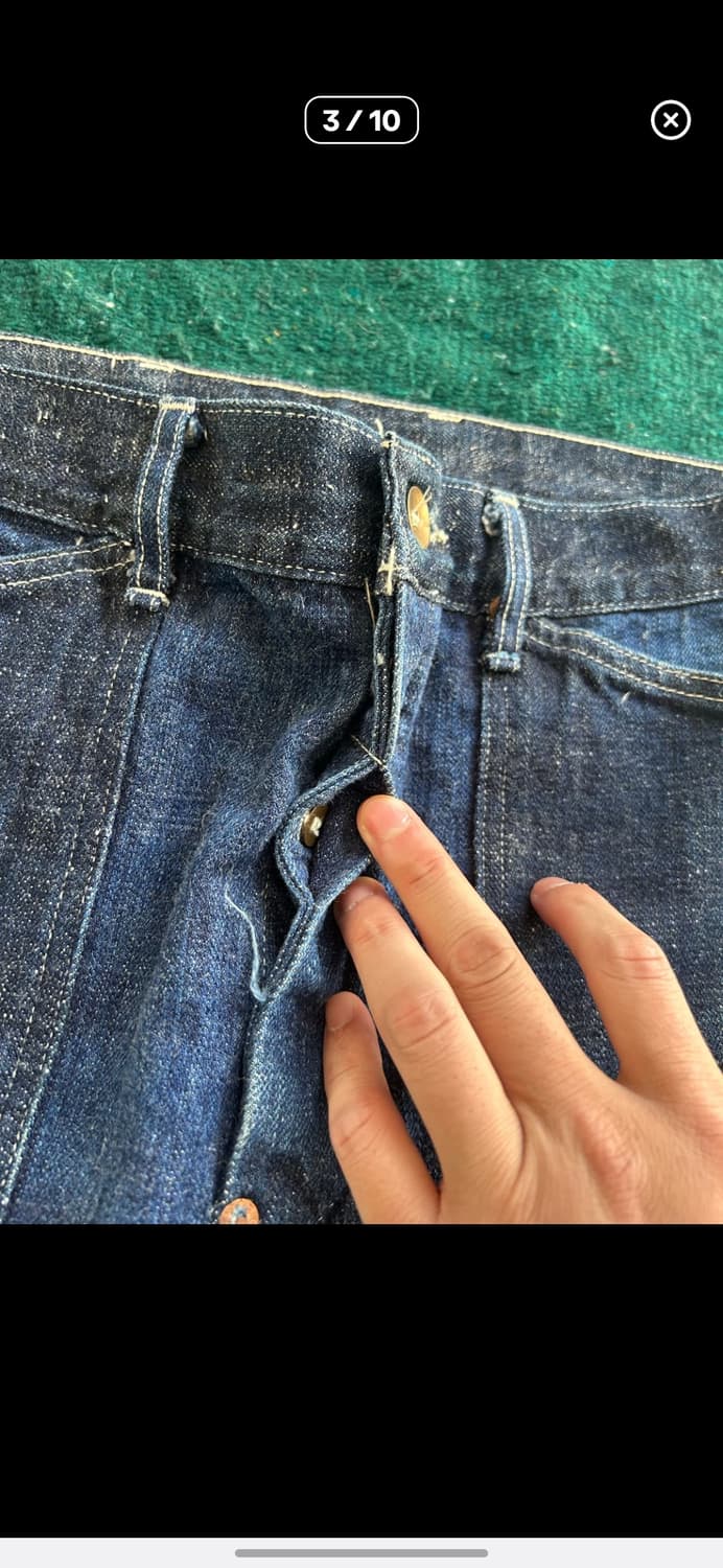 슈가케인 데님워크팬츠 32size 상품이미지3