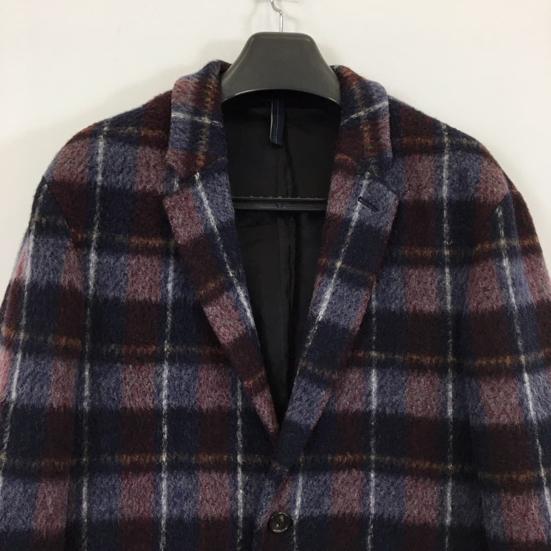 커스텀멜로우 체크 울 모직자켓 105 사이즈  상품이미지2