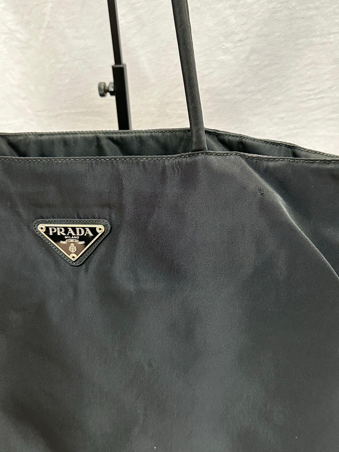 프라다 블랙 토트백 나일론 포코노 숄더백 상품이미지4