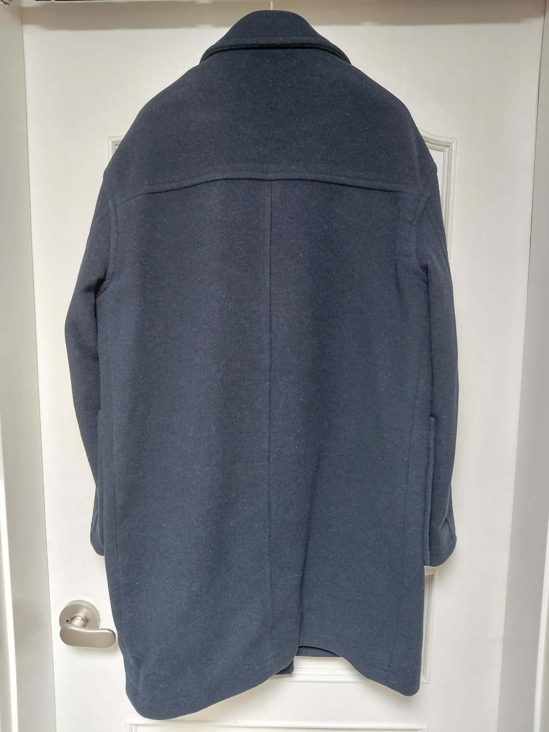 스파오 네이비 떡볶이 코트 L 상품이미지5