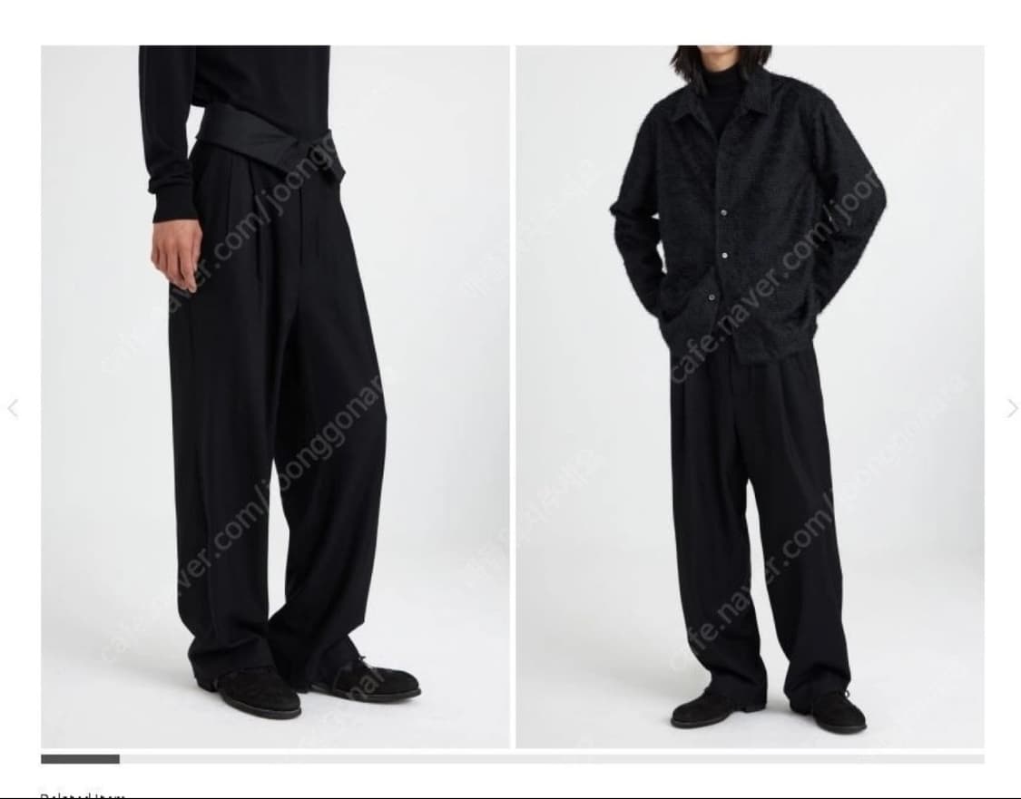 유스 youth 하이웨스트 벨트 팬츠 M 상품이미지3