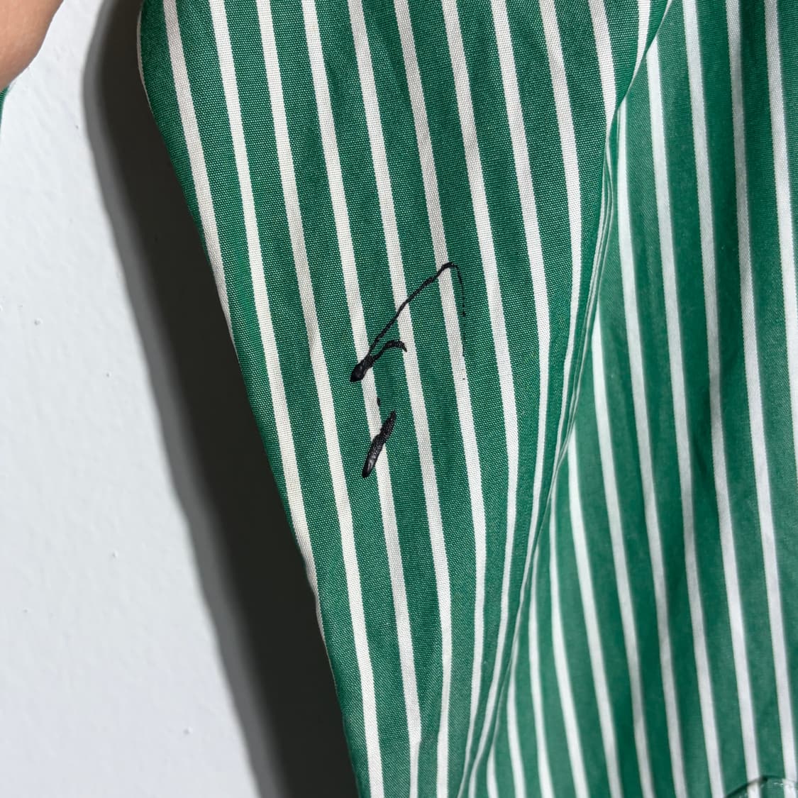 폴로 랄프로렌 빈티지 딥그린 스트라이프 셔츠 (무료배송) 상품이미지3