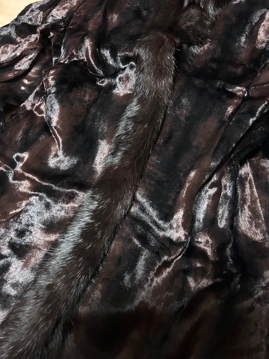 빈티지 모피 퍼 가운 코트 자켓 상품이미지2