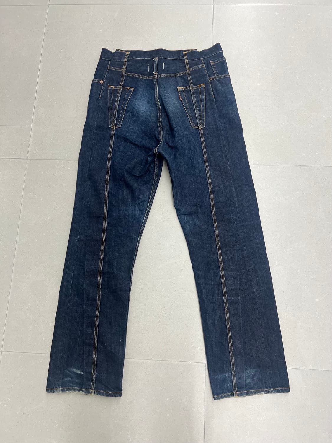 준야와타나베 리바이스 절개 데님 m 상품이미지2