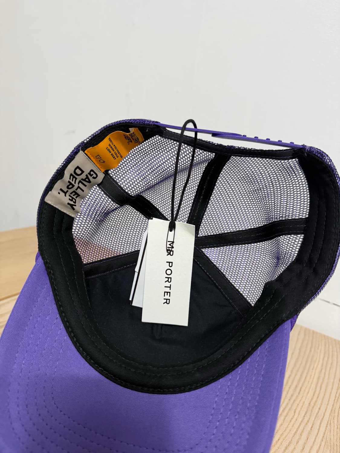 갤러리 디파트먼트 프렌치 로고 트러커 햇 플로 퍼플 상품이미지2